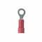 Panduit Ring Terminal, #10 Stud Size, 18 AWG, 600 V, Vinyl Insulated, Red, 1000 PK PV18-10RX-MY - alternate 2